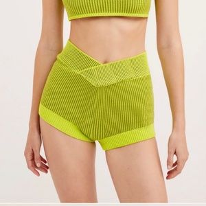 For Love and Lemons Gemma shorts- Green